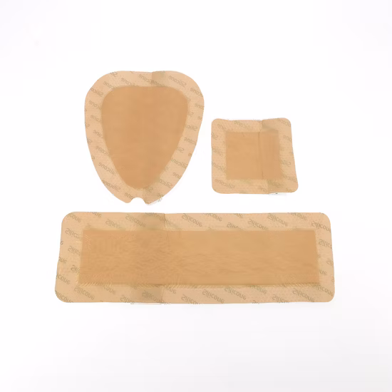 Silicone Gel Foam Dressings with Border