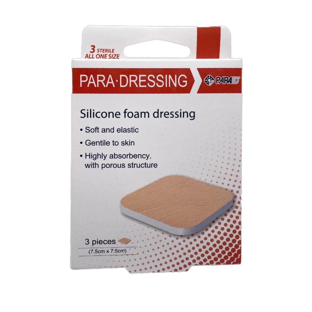 Soft Wound Care Healing Self Adhesive Ultra Absorbent Hydrocellular Sacrum Bordered High Absorbency Silicone Gel Foam Dressing