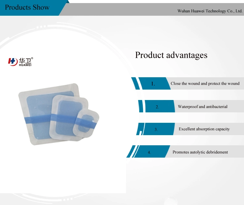 Wholesale Advanced Material Medical Sterilized Waterproof Hydrogel Adhesive Wound Dressing