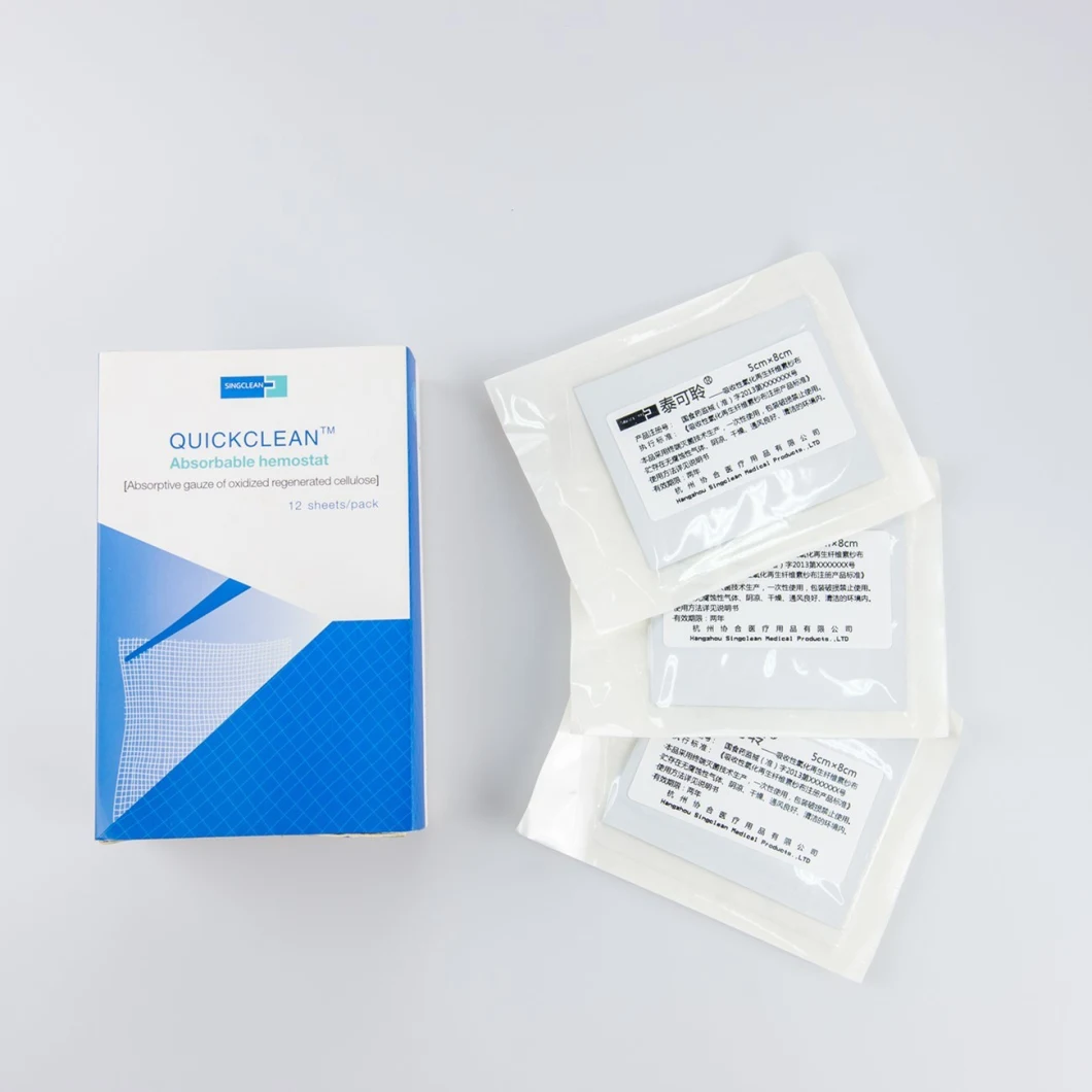 Surgiclean Gauze Hemostatic Gauze and Dressings to Control Bleeding Free Samples Available