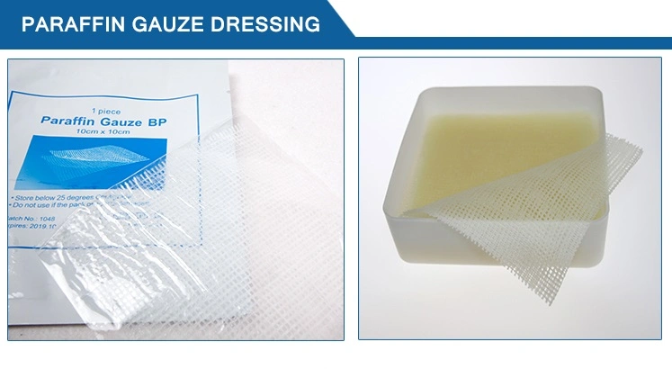 Medical Paraffin Gauze Vaseline Gauze Dressing For Burn Wound