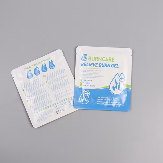 Gel-Verband gegen Verbrennungen Lindern Sie den Gel-Verband gegen Verbrennungen, 10 cm x 10 cm